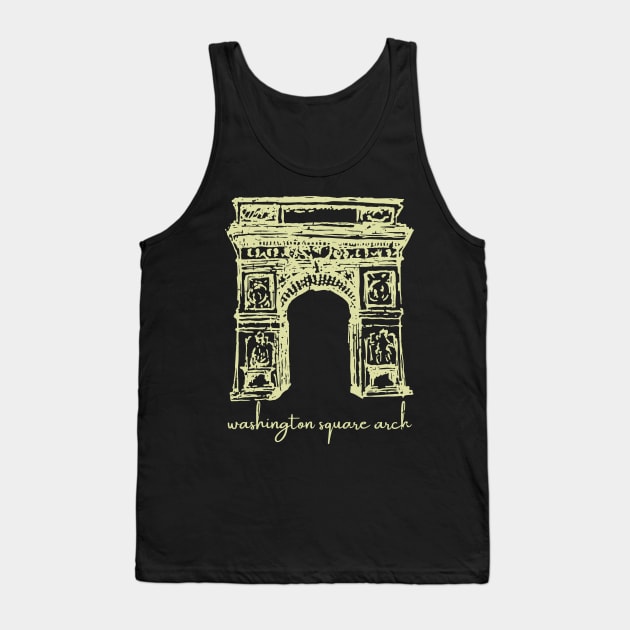 Washington Square Arch Tank Top by GBDesigner